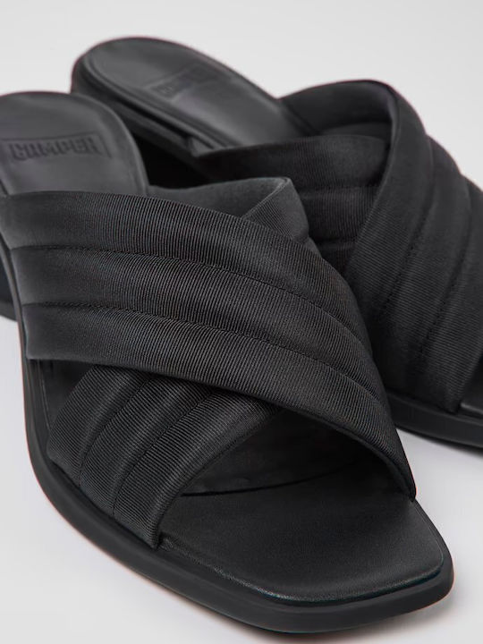 Kiara Fabric Sandals Black