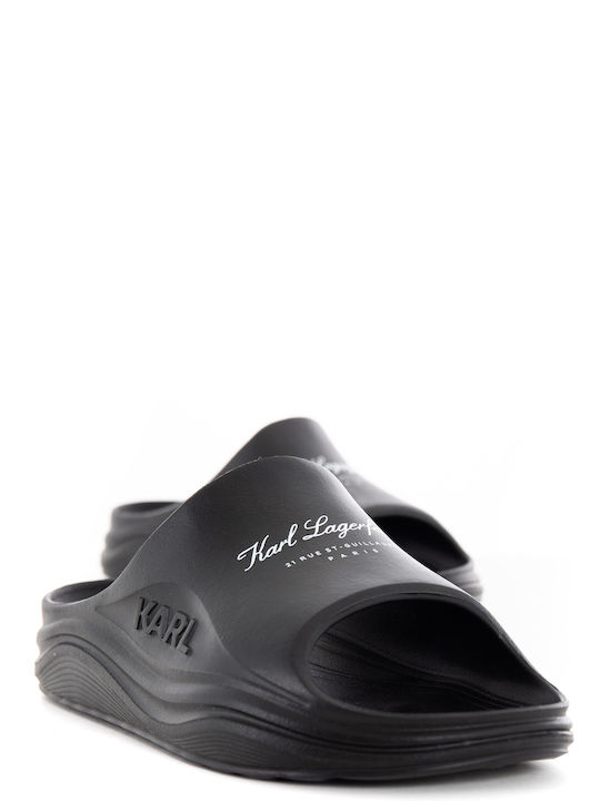 Karl Lagerfeld Frauen Flip Flops in Schwarz Farbe