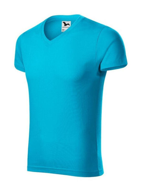 Malfini Werbe-T-Shirt in Blau Farbe