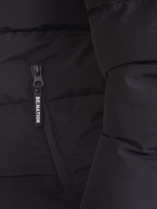 Geacă de Iarnă Puffer Neagră
