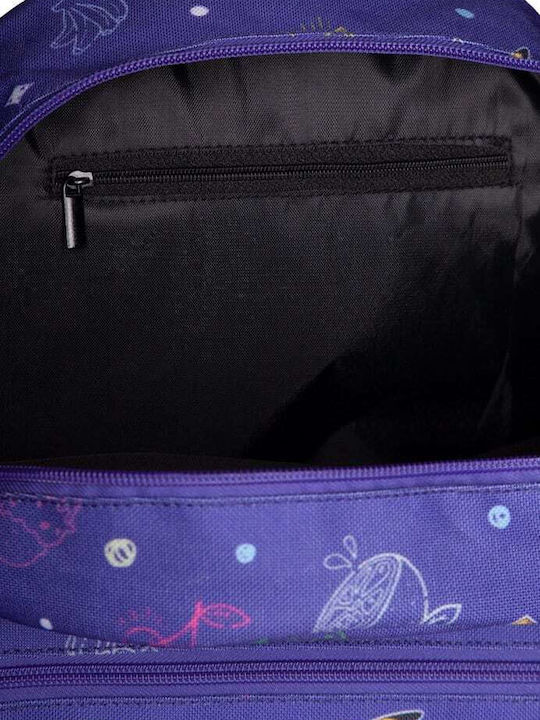 Difuzed Pokemon Colorful Pikachu School Bag Backpack Kindergarten Purple