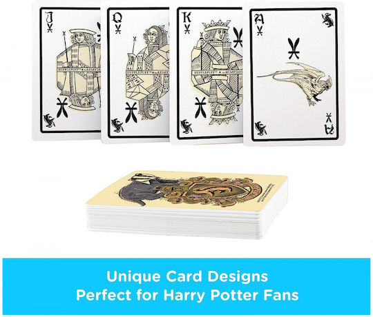 Aquarius Hufflepuff Collectible Playing Cards Harry Potter Laminated for Poker