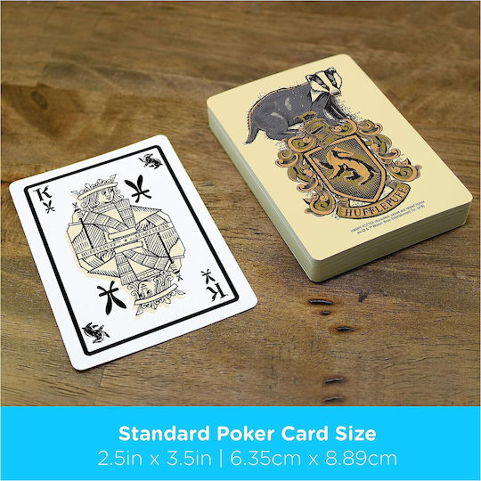 Aquarius Hufflepuff Collectible Playing Cards Harry Potter Laminated for Poker