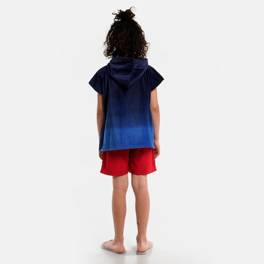 Quiksilver Hoody Towel Boy Kids Beach Poncho Blue 60 x 58cm