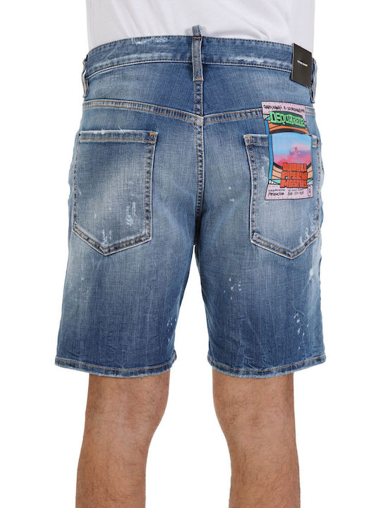 Dsquared2 Herrenshorts Jeans Blau