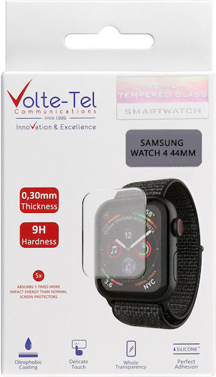 Volte-Tel Full Face Tempered Glass για το Galaxy Watch 4 44mm 1τμχ 8325915 Blue