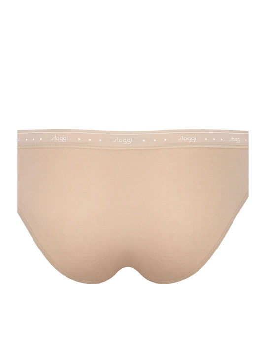 24/7 100 Mini Femeie Slip Bej