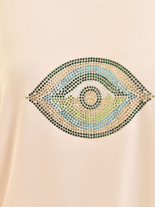 Γυναικείο Oversized T-shirt Off White
