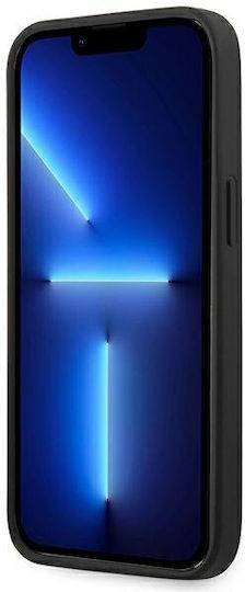 Ferrari Metal Logo Back Cover Silicone Black (iPhone 14 Plus)