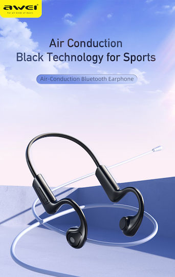 Awei A886 Pro In-ear Bluetooth Handsfree Ακουστικά με Αντοχή στον Ιδρώτα Μαύρα