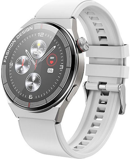 Borofone BD2 Smartwatch with Heart Rate Monitor (Silver)