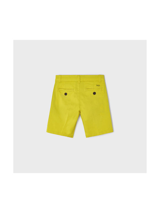 Mayoral Kids Shorts/Bermuda Fabric Yellow