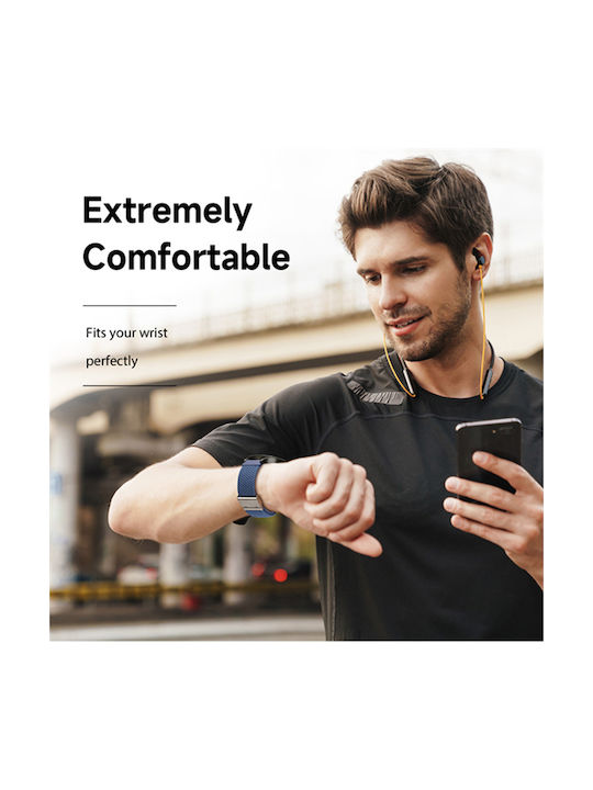 Dux Ducis Mixture II Λουράκι Υφασμάτινο Μαύρο (Samsung Galaxy Watch 4 / Huawei Watch GT 2 (42mm))