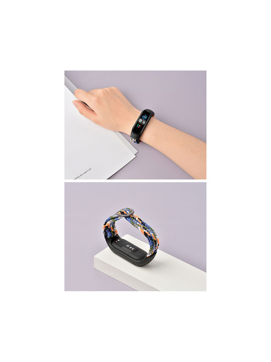 Hurtel Fabric Armband Stoff Lila (Mi Smart Band 5/Mi Smart Band 6)