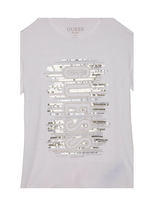 Guess Παιδικό T-shirt Λευκό