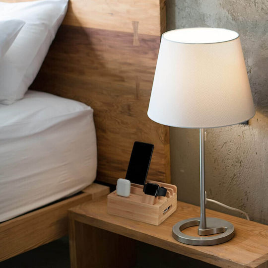 Relaxdays Stand De Birou Pentru Telefon Mobil Bej