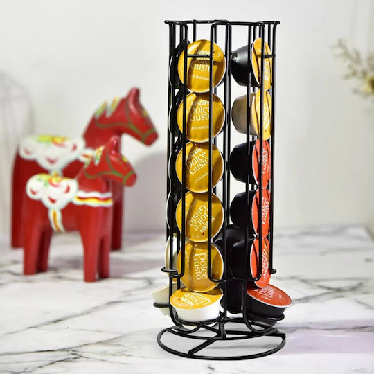 KING Hoff Metal Capsule Storage Stand for 28 Capsules 15x15x35cm KH-1570