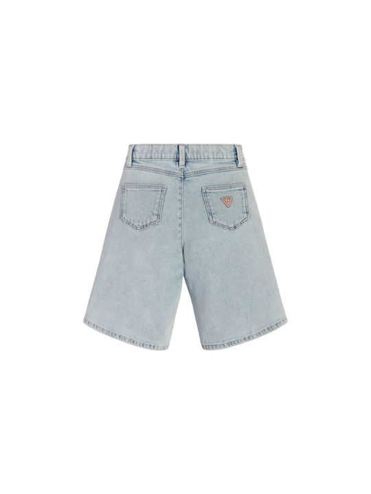 Guess Kinder Shorts/Bermudas Denim Hellblau