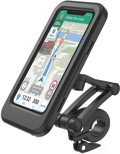 RealPower RadTour Стойка Мобилен телефон Мотоциклет с калъф за на волана
