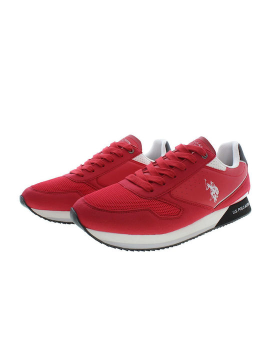 U.S. Polo Assn. Herren Sneakers Rot