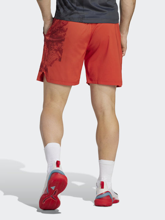 Adidas Men's Sports Monochrome Shorts Red