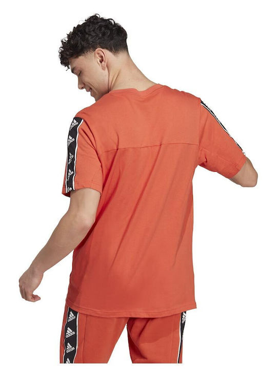 Adidas Brandlove Ανδρικό T-shirt Preloved Red με Στάμπα