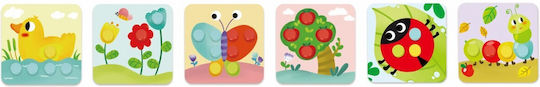 Tooky Toys Πασχαλίτσα-Κάμπια Educational Game Knowledge made of Wood for 3+ years Years Old