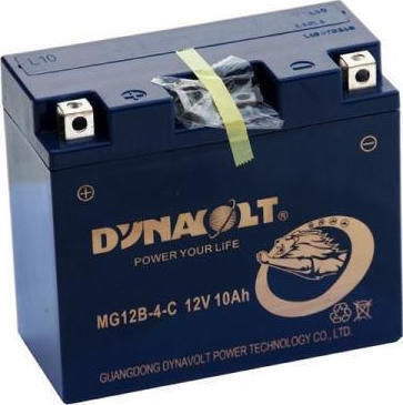 Dynavolt GEL Motorradbatterie MG12B-4-C mit Kapazität 10Ah