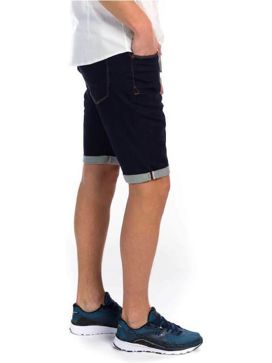 Devergo Men's Shorts Jeans Navy Blue