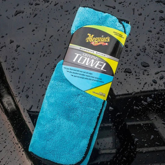 Meguiar's Supreme Shine Drying Towel Lavetă Microfibră Uscare pentru Corp Auto 920gsm Albastru 55x40cm