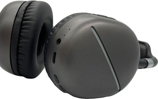 Andowl Q-MAX10 Bluetooth Wireless Over Ear Headphones with Radio with 12 hours of Operation Gray