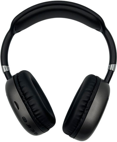 Andowl Q-MAX10 Bluetooth Wireless Over Ear Headphones with Radio with 12 hours of Operation Gray