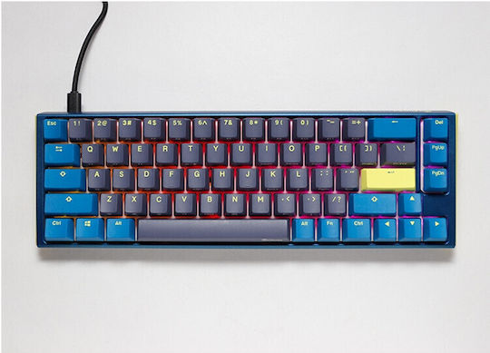 Ducky One 3 SF DayBreak Gaming Mechanical Keyboard 65% with Cherry MX Speed Silver switches and RGB lighting (English US) Blue