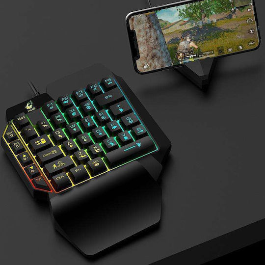 Yelandar JX-K8 RGB Gaming KeyPad με RGB φωτισμό (Αγγλικό US)
