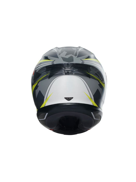 AGV K6 Excite Excite Matt Camo/Yellow Fluo Motorcycle Helmet Full Face ECE 22.05 1255gr with Pinlock