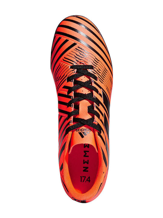 adidas Nemeziz Tango 17.4 Football Shoes with Molded Cleats Orange