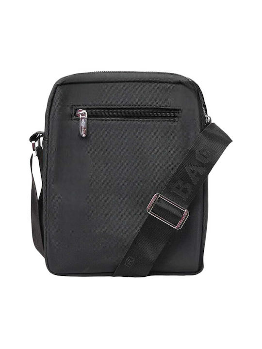 Bag to Bag Shoulder / Crossbody Bag with Zipper, Internal Compartments & Adjustable Strap Black 20x6x26cm