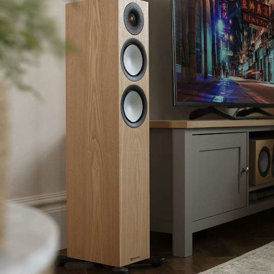 Monitor Audio Silver 200 7G Paar Hi-Fi Lautsprecher Boden 150W 2.5 Anzahl von Fahrern B16.5xT27.2xH88.5cm. Beige