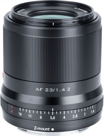 Viltrox Crop Φωτογραφικός Φακός AF 23mm f/1.4 Wide Angle για Nikon Z Mount Μαύρος