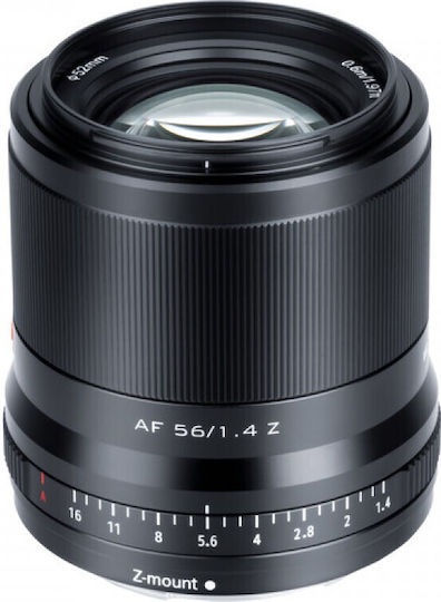 Viltrox Crop Obiectiv Foto AF 56mm f/1.4 pentru Montura Nikon Z Black