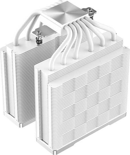 Deepcool AK620 Ψύκτρα Επεξεργαστή Διπλού Ανεμιστήρα για Socket AM4/AM5/1200/115x/1700 Λευκή