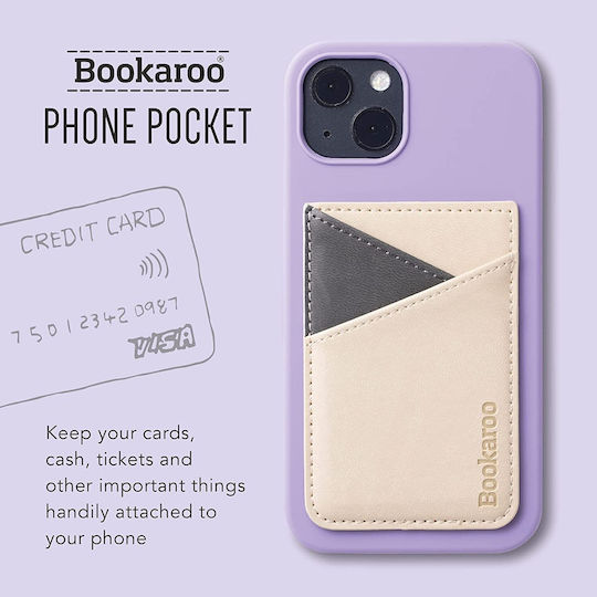 IF Αυτοκόλλητη Θήκη Καρτών Bookaroo Cream