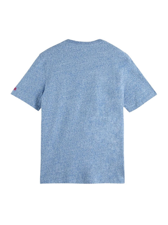 Scotch & Soda Herren T-Shirt Kurzarm Blau