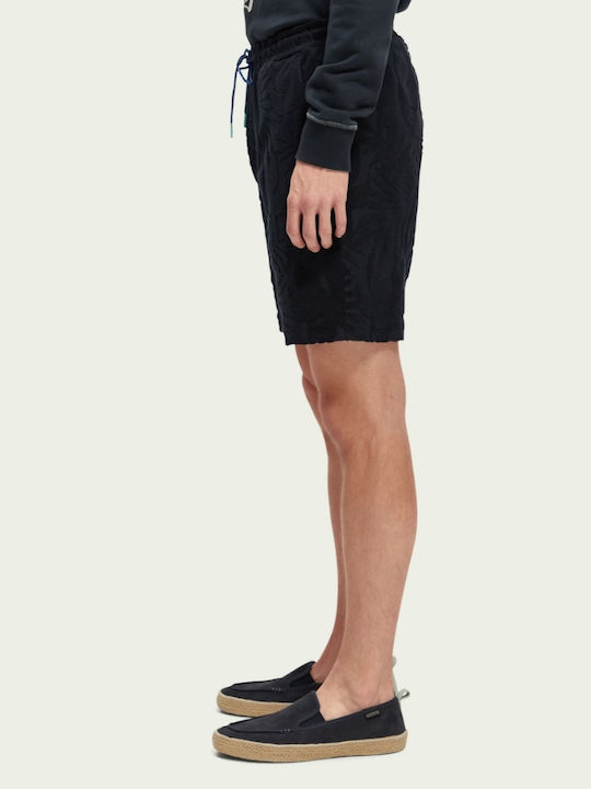 Jacquard Ανδρική Βερμούδα Navy Μπλε