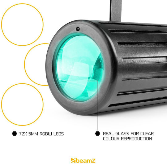 BeamZPro Bewegtes Licht LED DMX Moon Flower 2.0 RGBWA