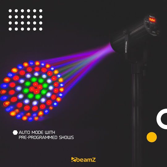 BeamZPro Bewegtes Licht LED DMX Moon Flower 2.0 RGBWA