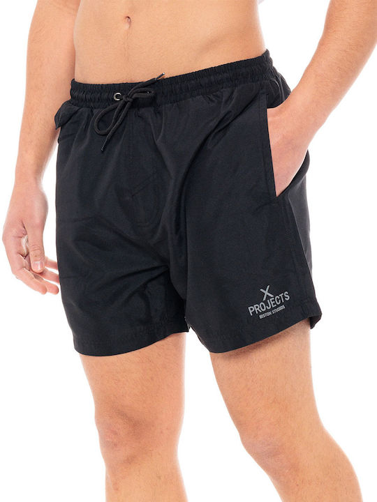 FASHION MEN'S Men's Swimwear Bermuda Black