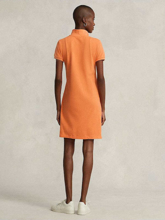 Ralph Lauren Sommer Mini Kleid Orange