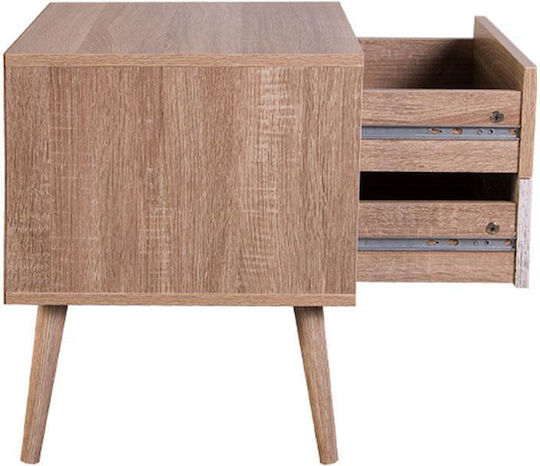Комод Lounge Дървен Бежов 40x39.5x50см