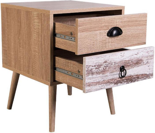 Комод Lounge Дървен Бежов 40x39.5x50см